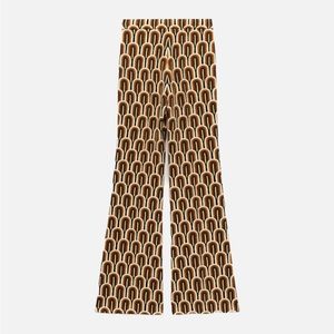 Zara printed flare pants 👖